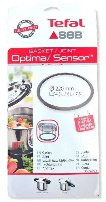 Joint de couvercle cocotte SEB OPTIMA RESISTAL 7.5L ALU - COCOTTE MINUTE