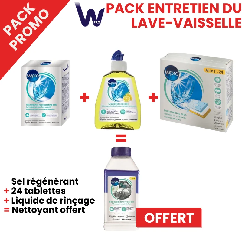 Pack Wpro lave vaisselle - Promos