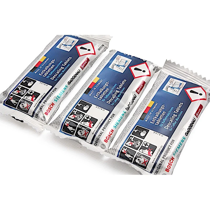 Pastilles détartrantes pour machine à café et four Neff Bosch Siemens - 00310967