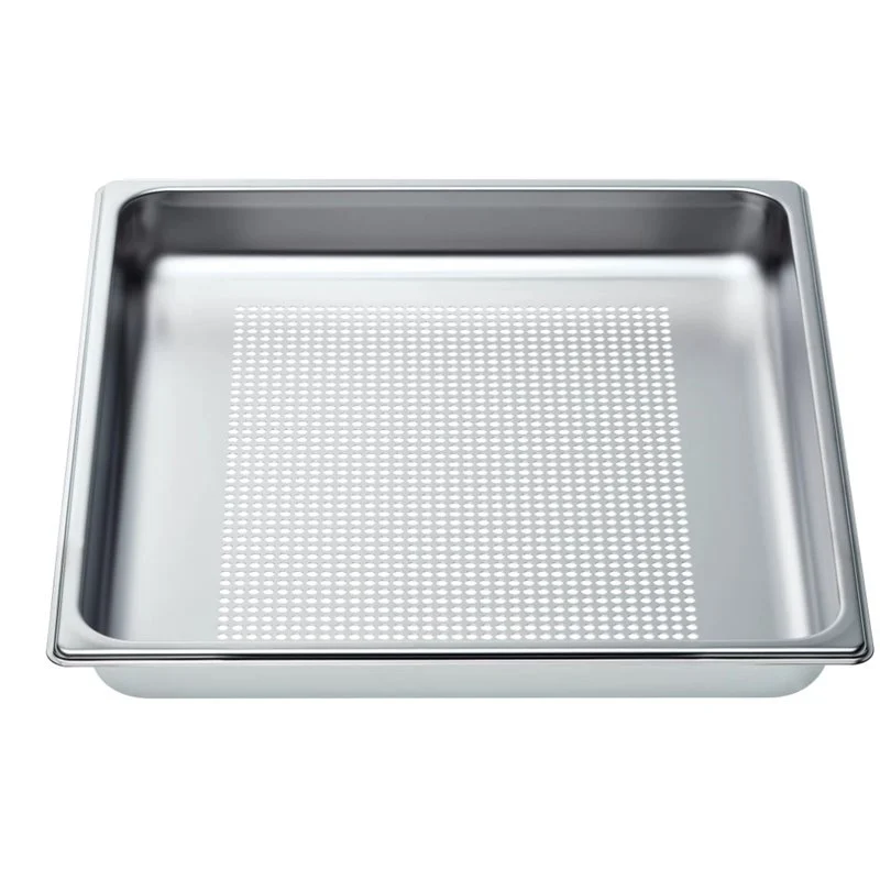 Plat inox GN 2/3 perforé pour four vapeur Bosch - Promos