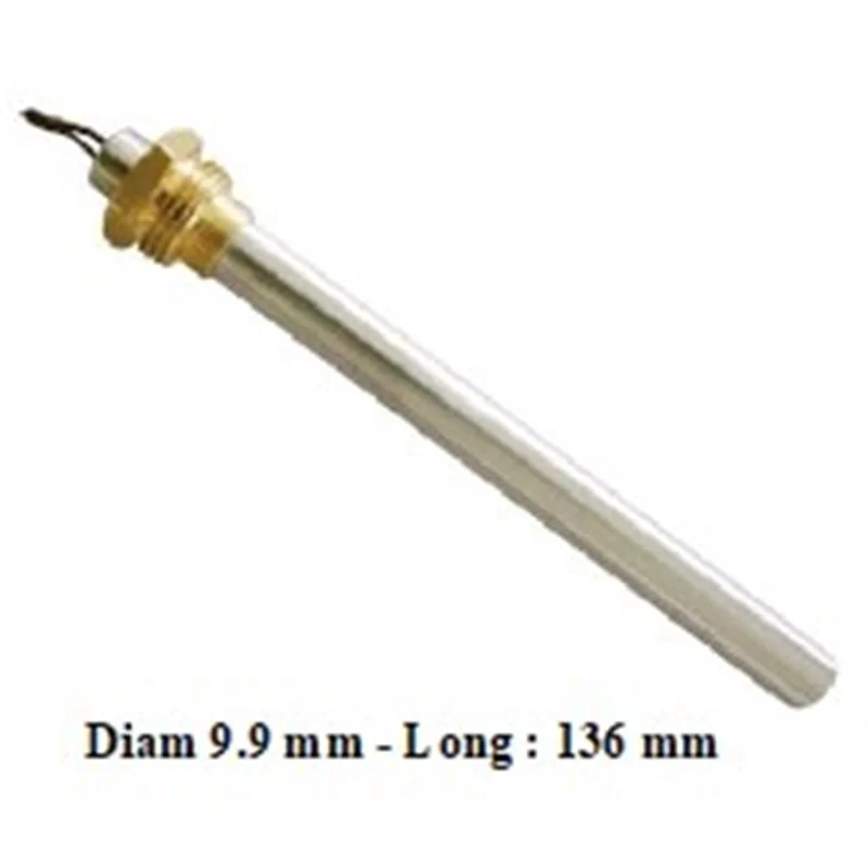 Résistance 250W poêle à pellet Diam 9.9mm Long 136mm - Promos