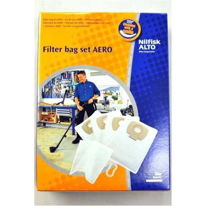 Sacs pour aspirateur Nilfisk Aero 107419590 - Promos