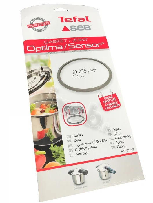 Joint de couvercle cocotte SEB SENSOR 8L INOX - COCOTTE MINUTE