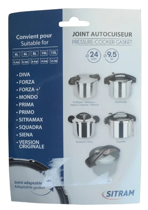 Joint couvercle pour cocotte SITRAM SQUADRA 4L / 6L / 8L / 10L - COCOTTE MINUTE