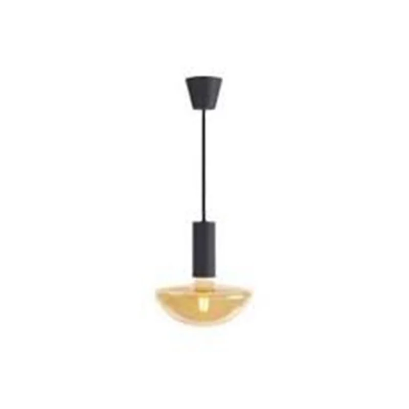 Suspension Noire + Lampe Toledo Retro GX200 Sylvania 0043316 - Promos