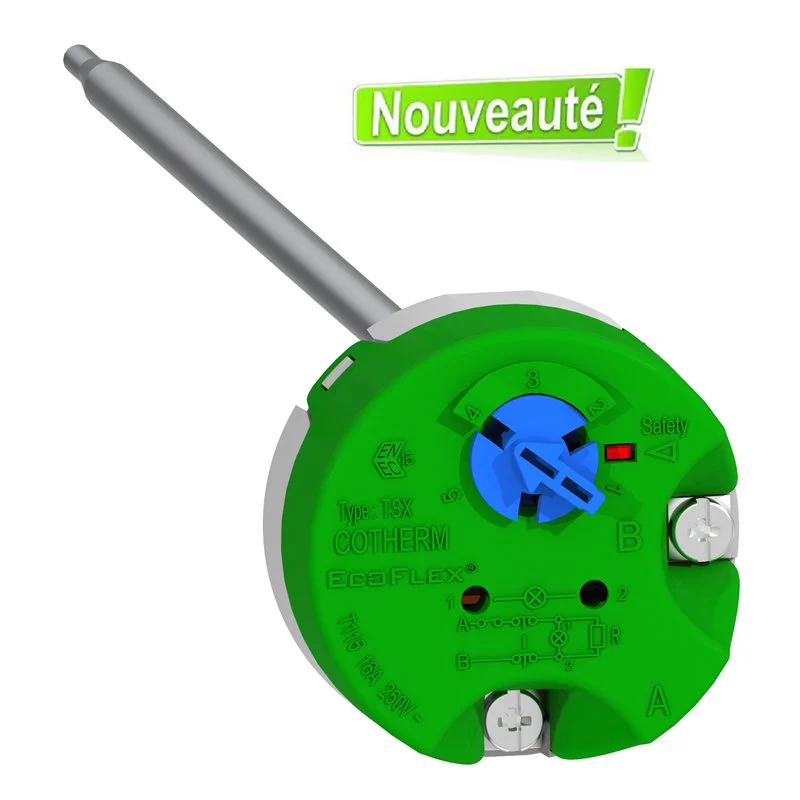Thermostat embrochable COTHERM 270mm ECOFLEX 55°C - Promos