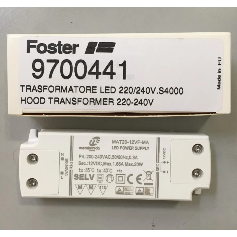 Transformateur eclairage hotte Foster 2440 - 9700441