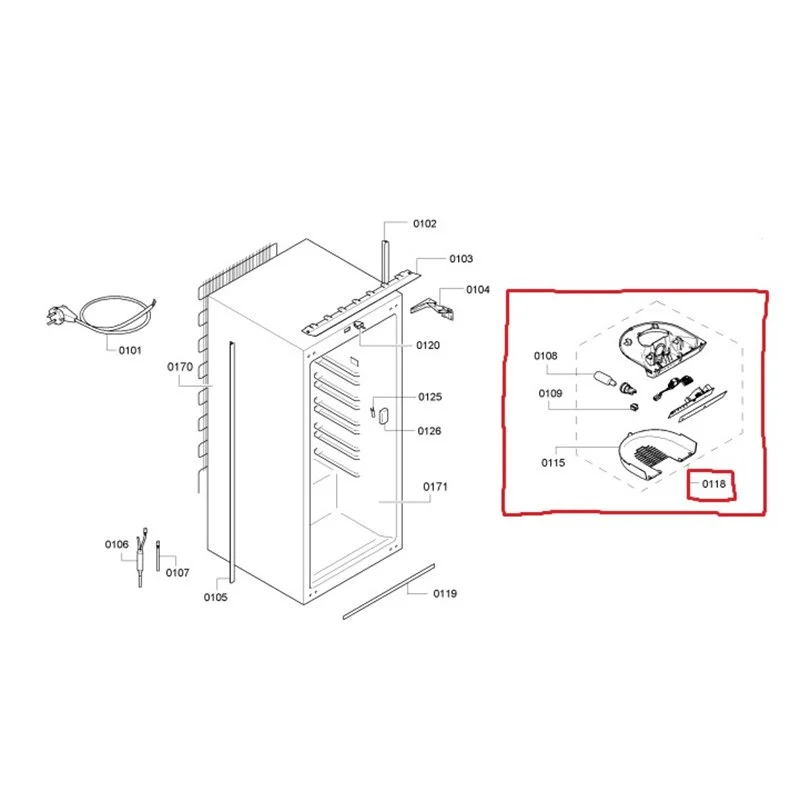 Unite de reglage pour refrigerateur Neff 00499385 - Promos