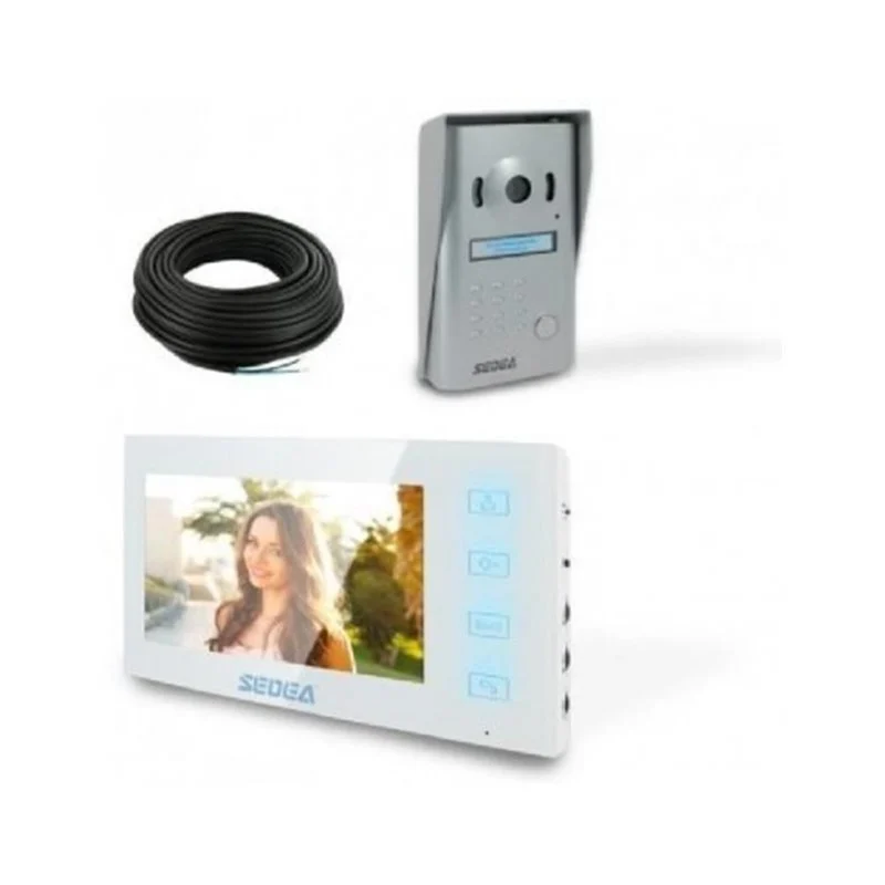 Visiophone filaire blanc - Promos