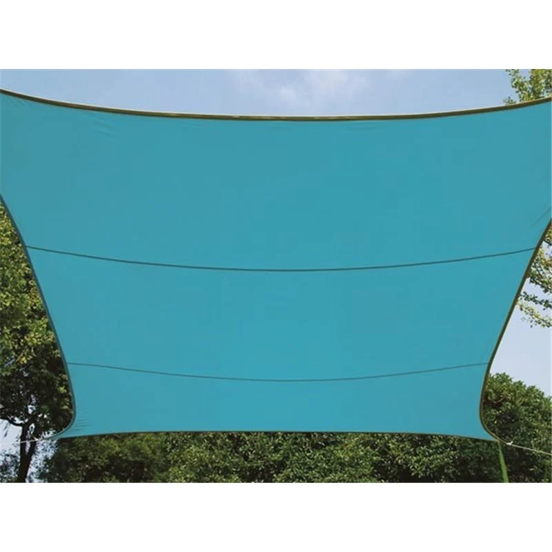 VOILE SOLAIRE - RECTANGULAIRE - 2 x 3 m - COULEUR : BLEU CIEL