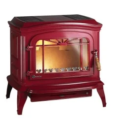Poêle à bois INVICTA BRADFORD P917347 rouge