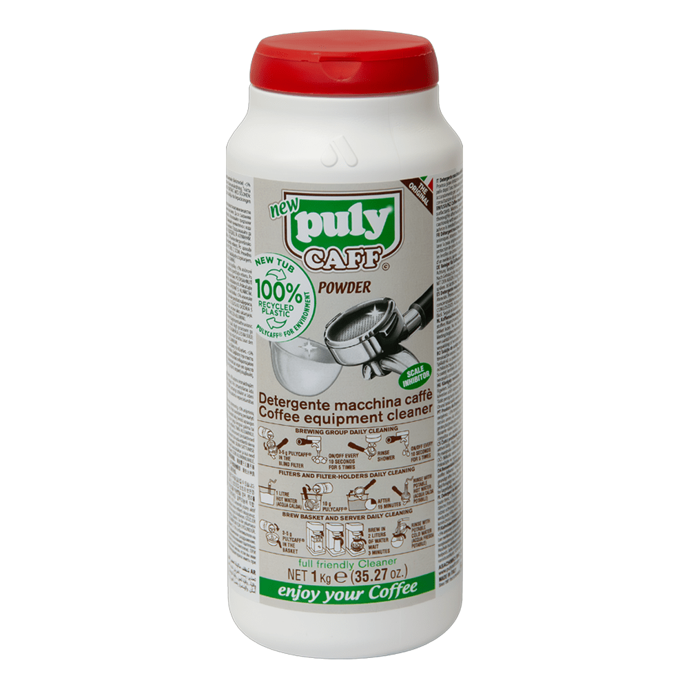 PulyCaff Verde Détergent biologique pour machine expresso 1000gr - Puly Caff