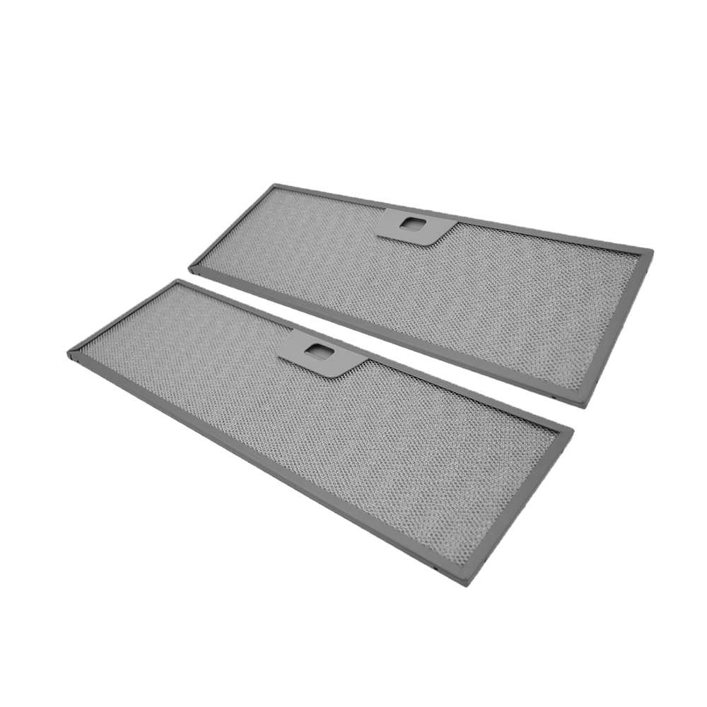 Filtre à graisse en métal (2pcs) 137x410mm d'origine SMEG pour KSET9X... - PMS