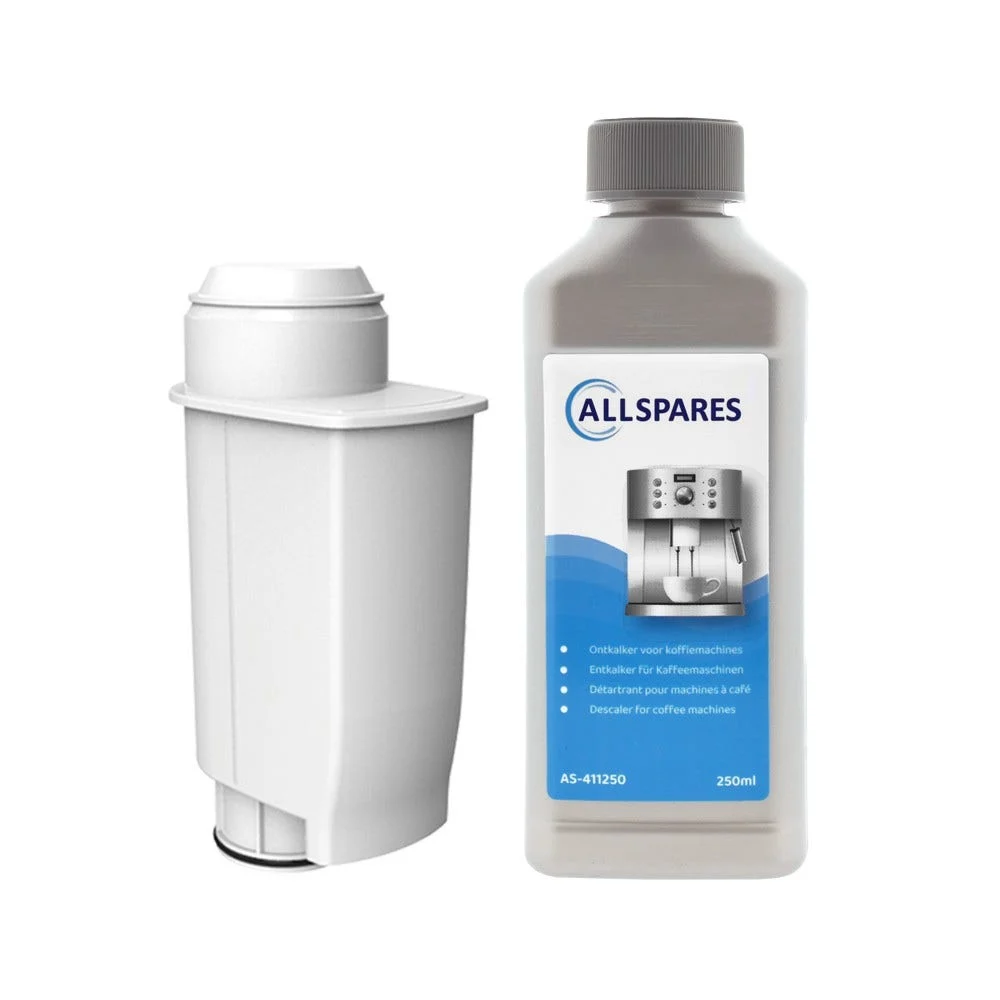 Kit d'entretien pour machine à café Philips / Saeco cartouche filtrante INTENZA+ CA6702 + détartrant (250ml) par AllSpares