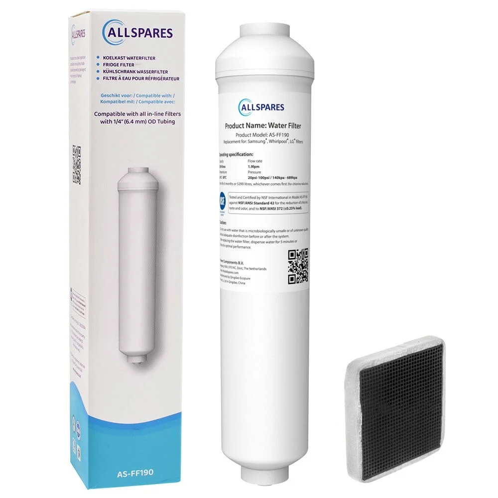 Pack 1x Filtre à eau + 1x Filtre à air pour Samsung frigo - WPRO