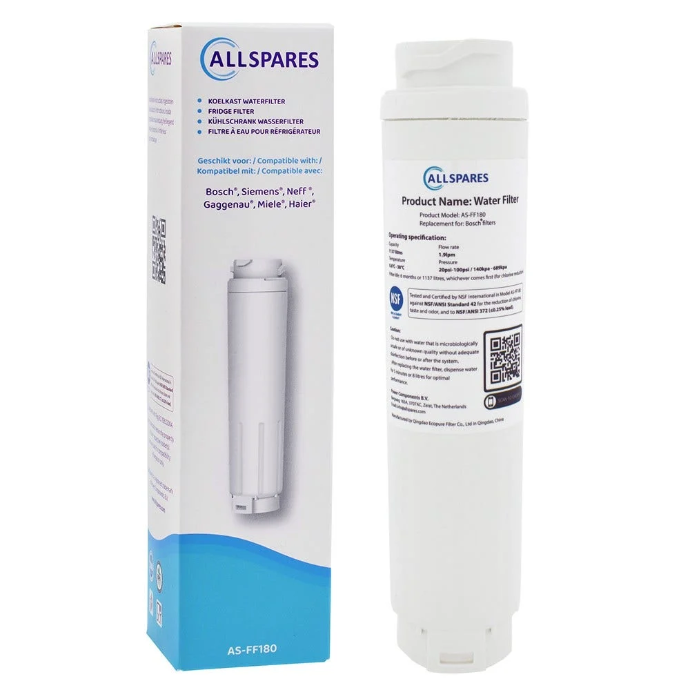 Filtre frigo Haier 49055530 / 11034151 par AllSpares - Collo