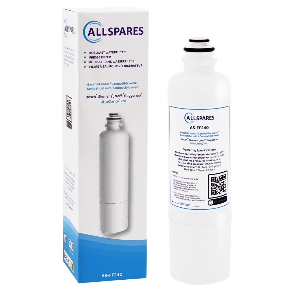 Filtre à eau Bosch UltraClarityPro 11032518 / KSZ50UCP par AllSpares - WPRO