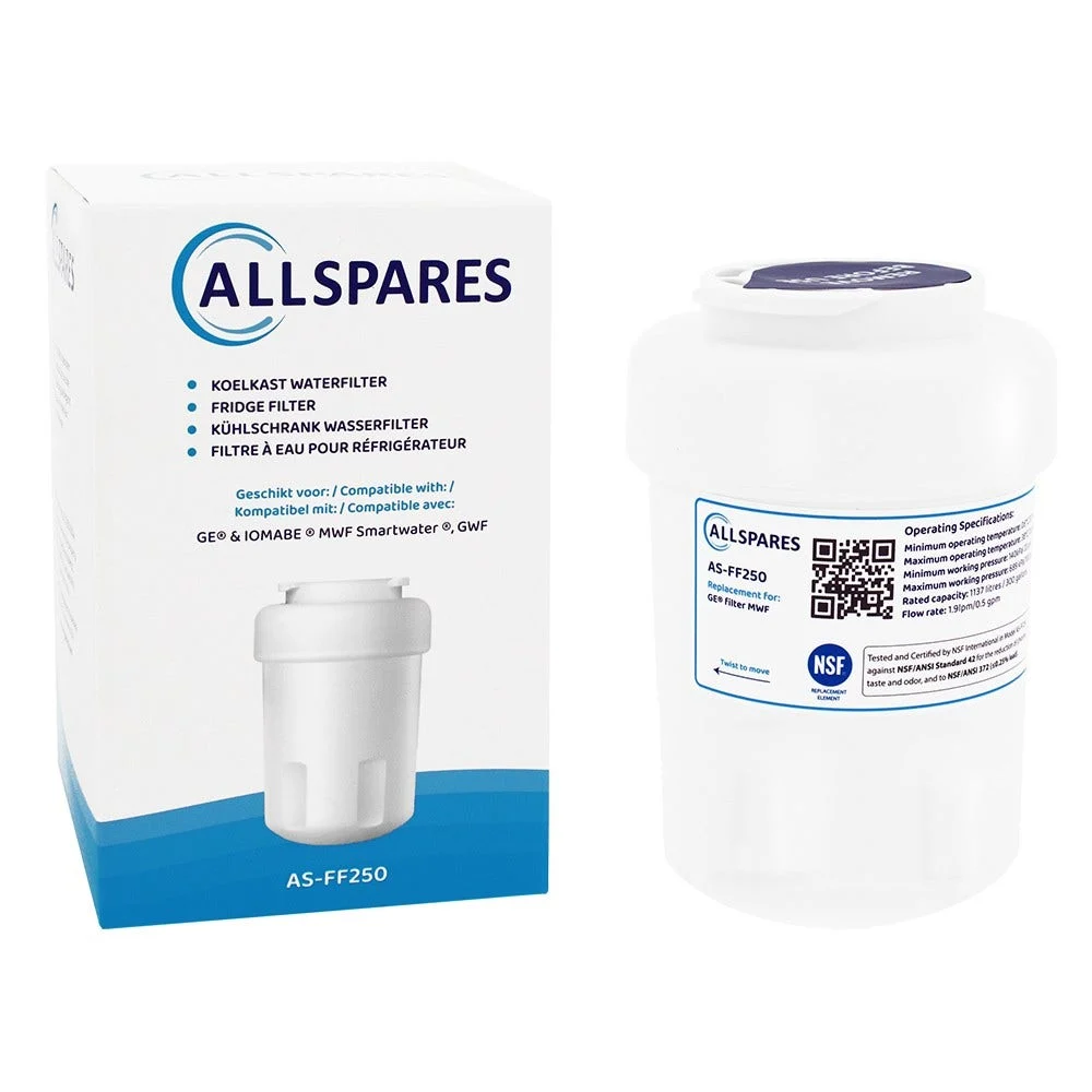 Filtre frigo GE MWF par AllSpares - WPRO