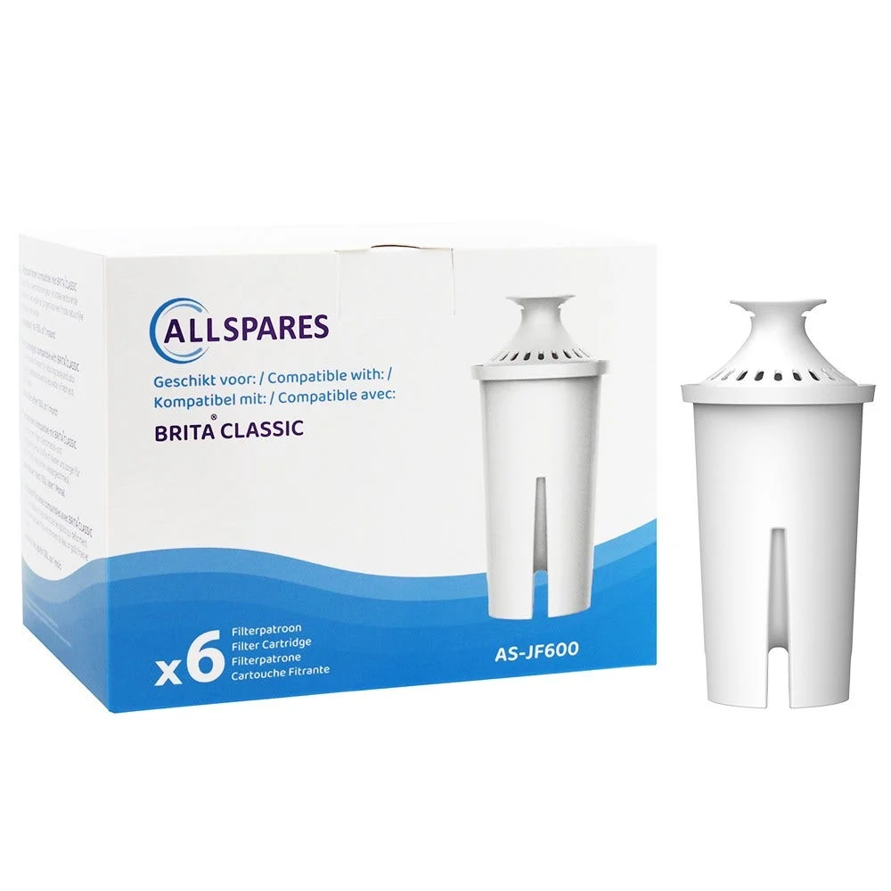Cartouche filtrante compatible BRITA CLASSIC (lot de 6) - AllSpares