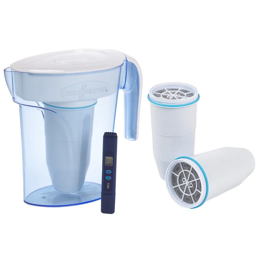 ZeroWater Carafe filtrante 1.7L + 3 cartouches filtrantes (filtre aussi les PFAS) - AllSpares