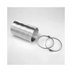 tuyau rond en aluminium flexible + bagues elica KIT0094725
