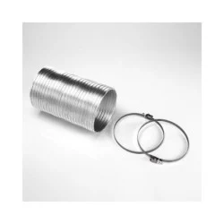 tuyau rond en aluminium flexible + bagues elica KIT0094727