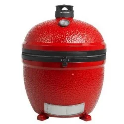 barbecue charbon de bois kamado joe bj24nrhc big joe ii à poser