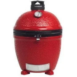 barbecue charbon de bois kamado joe kj23nrhc classic joe ii à poser