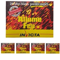 LOT 5 boites de 24 allume feu INVICTA