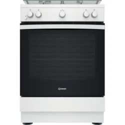 cuisinière à gaz indesit is67g1kmw/e