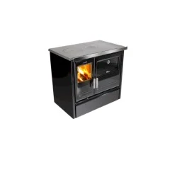 cuisinière à bois traditionnelle lacunza etna 7t noir