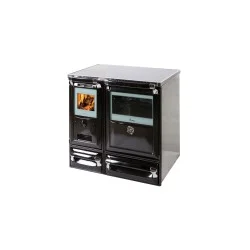 cuisinière à bois traditionnelle lacunza vulcano 7t dessus vitro