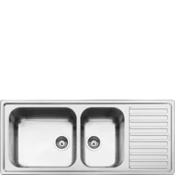EVIER À ENCASTRER SMEG LGR116-2
