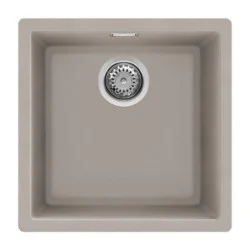 évier granit smeg VZP45DV gris tourterelle