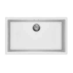 évier granit smeg VZP76B blanc