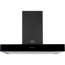 hotte décorative murale stoves HOT90FLATNOIR