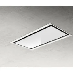 HOTTE PLAFOND ELICA HILIGHT GLASS H16 WH/A/100 PRF0167044A
