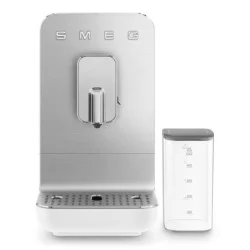 machine à café expresso smeg bcc13whmeu blanc mat