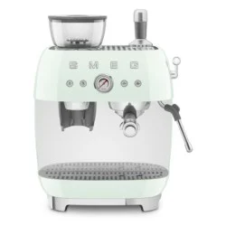 machine à café expresso smeg egf03pgeu vert d'eau