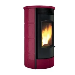 POÊLE À GRANULÉS DEVILLE PIRANGA C077FG-03-IK8 BORDEAUX