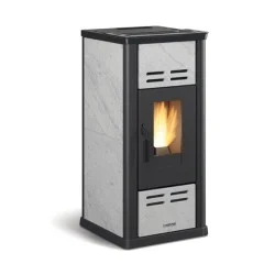 poêle à granulés extraflame 001280607 serafina petra evo pierre naturelle
