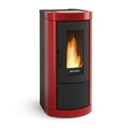 poêle à granulés extraflame 001281704 mietta evo bordeaux