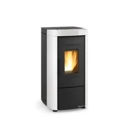 poêle à granulés extraflame 001282310 moira evo blanc