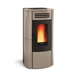 poêle à granulés extraflame 001282802 terry plus taupe brillant