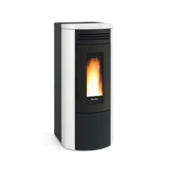 poêle à granulés extraflame 001282901 costanza idro blanc