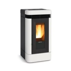 poêle à granulés extraflame 001283251 lucia plus blanc