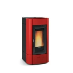 poêle à granulés extraflame 001283800 isidora idro h16 bordeaux