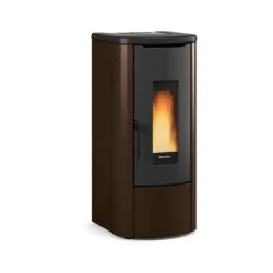 poêle à granulés extraflame 001284302 rosanna idro bronze