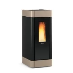 poêle à granulés extraflame 001284601 sinfony taupe brillant