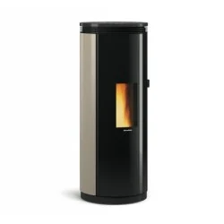 poêle à granulés extraflame 001285400 pamela steel taupe